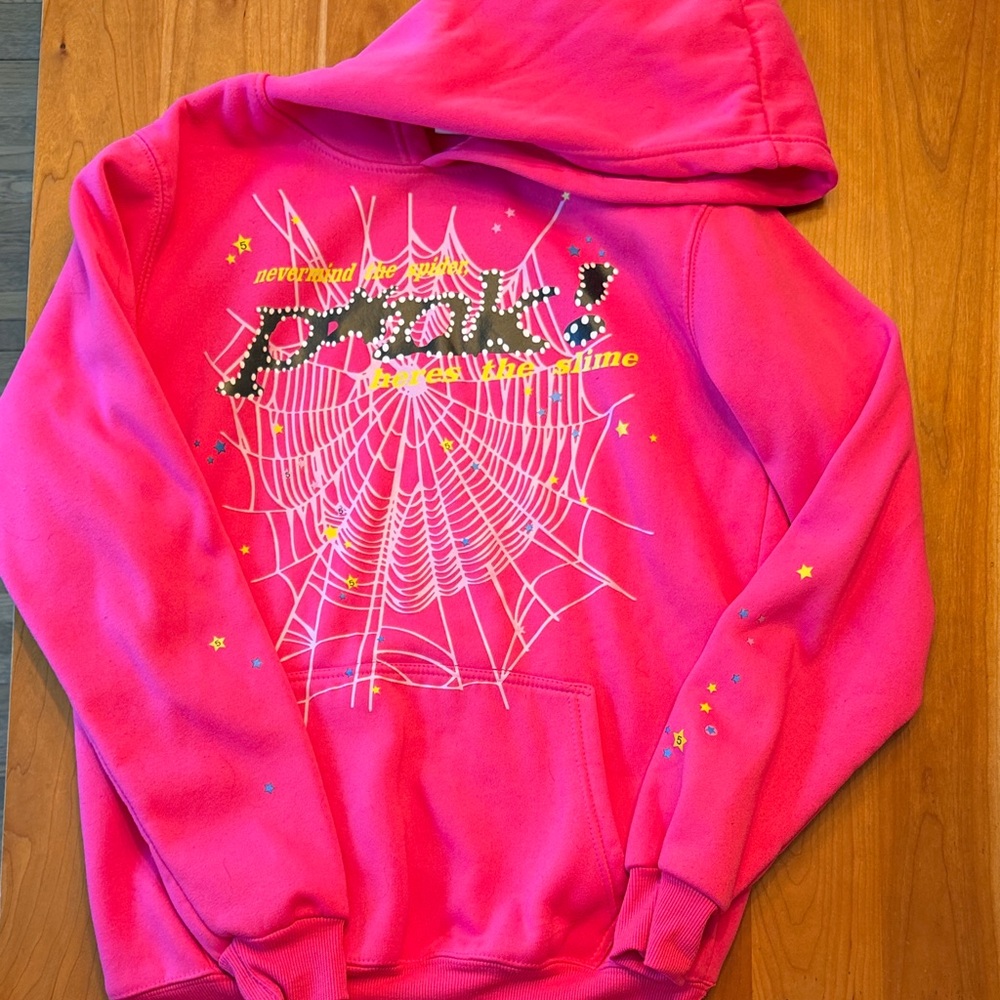 Sp5der P*NK Hoodie